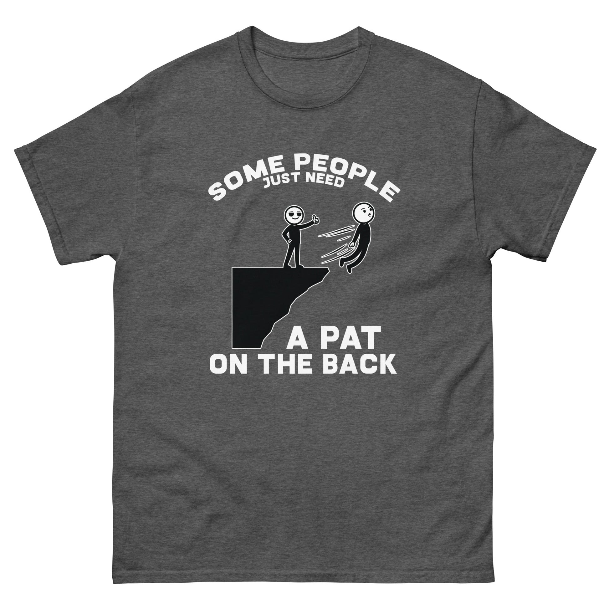 Pat on the Back | Unisex classic tee - Dark Heather - T-Shirts Online