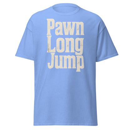 Pawn Long Jump T-Shirt - Vintage Graphic Streetwear Tee - Carolina Blue - T-Shirts Online