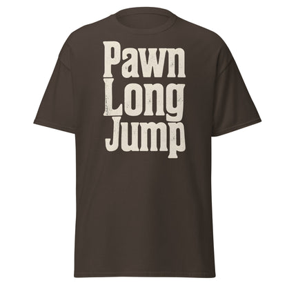 Pawn Long Jump T-Shirt - Vintage Graphic Streetwear Tee - Dark Chocolate - T-Shirts Online