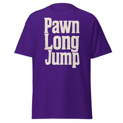 Pawn Long Jump T-Shirt - Vintage Graphic Streetwear Tee - Purple - T-Shirts Online