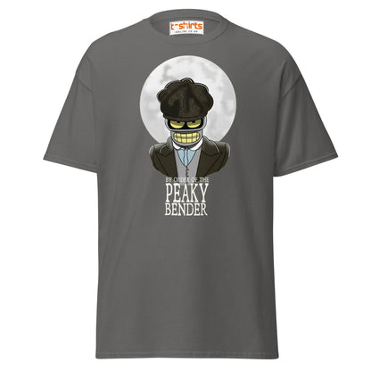 Peaky Bender Funny Parody T-Shirt - Charcoal - T-Shirts Online