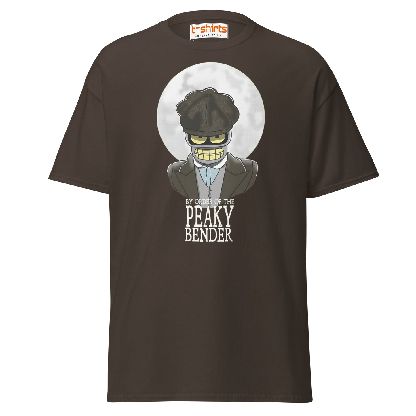 Peaky Bender Funny Parody T-Shirt - Dark Chocolate - T-Shirts Online