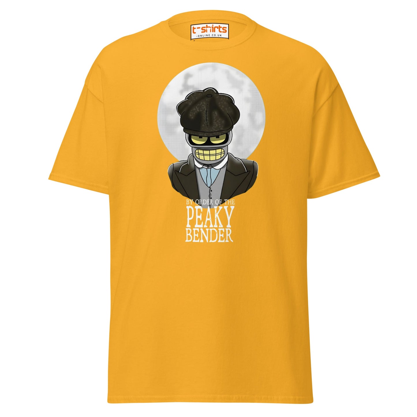 Peaky Bender Funny Parody T-Shirt - Gold - T-Shirts Online