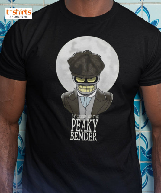 Peaky Bender Funny Parody T-Shirt - Maroon - T-Shirts Online