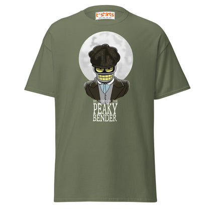 Peaky Bender Funny Parody T-Shirt - Military Green - T-Shirts Online