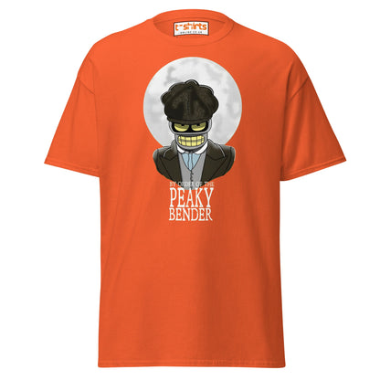 Peaky Bender Funny Parody T-Shirt - Orange - T-Shirts Online