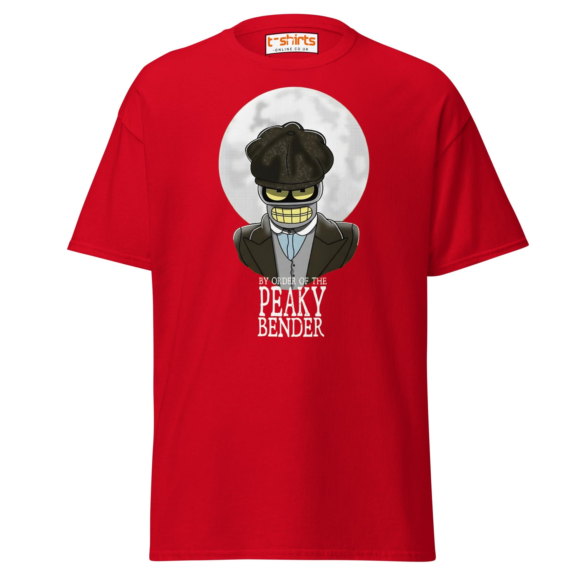 Peaky Bender Funny Parody T-Shirt - Red - T-Shirts Online