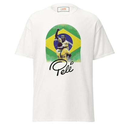 Pele | Football Icon T-Shirt - White - T-Shirts Online