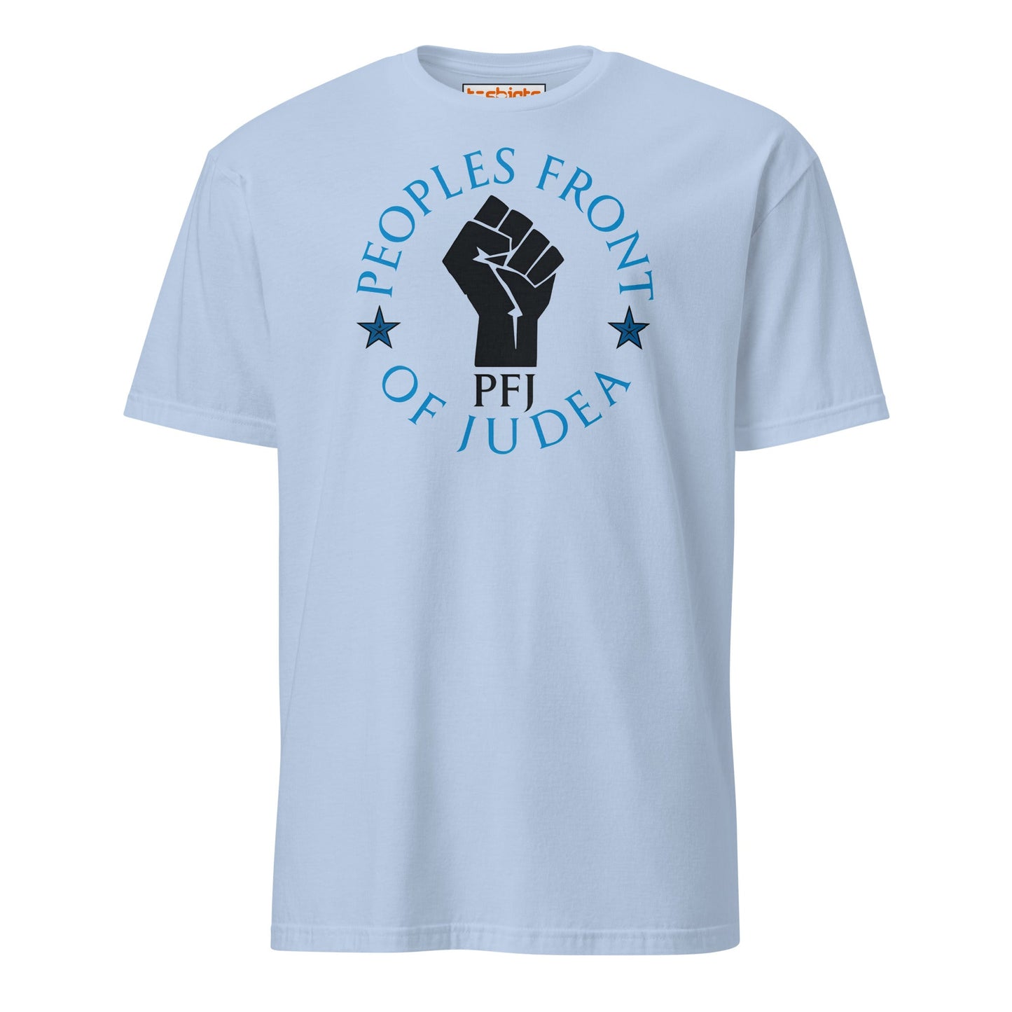 Peoples Front of Judea PFJ Parody T-Shirt - Light Blue - T-Shirts Online