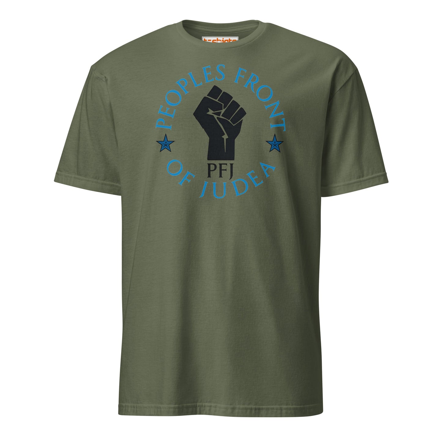 Peoples Front of Judea PFJ Parody T-Shirt - Military Green - T-Shirts Online