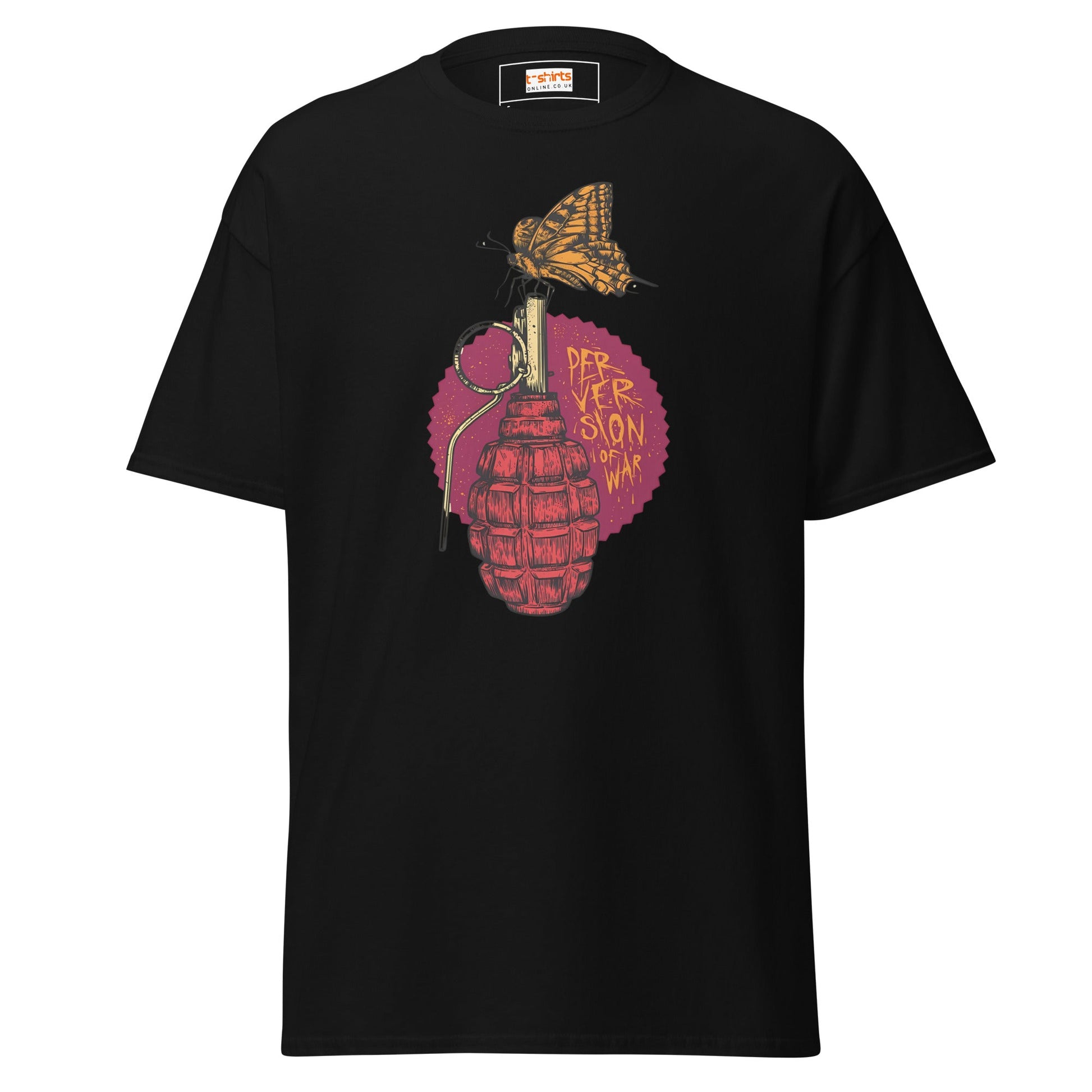 Perversion of War | Satire T-Shirt - Black - T-Shirts Online