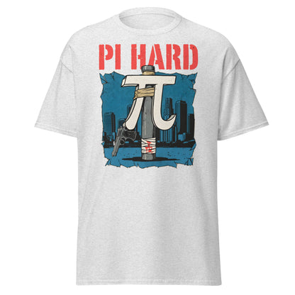 Pi Hard T-Shirt - Funny Math Die Hard Parody Tee - Ash - T-Shirts Online