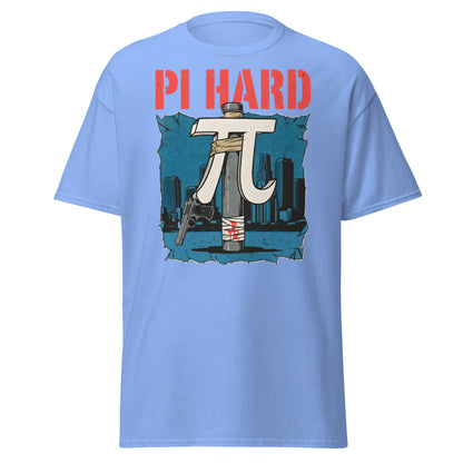 Pi Hard T-Shirt - Funny Math Die Hard Parody Tee - Carolina Blue - T-Shirts Online