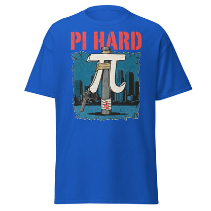 Pi Hard T-Shirt - Funny Math Die Hard Parody Tee - Royal - T-Shirts Online