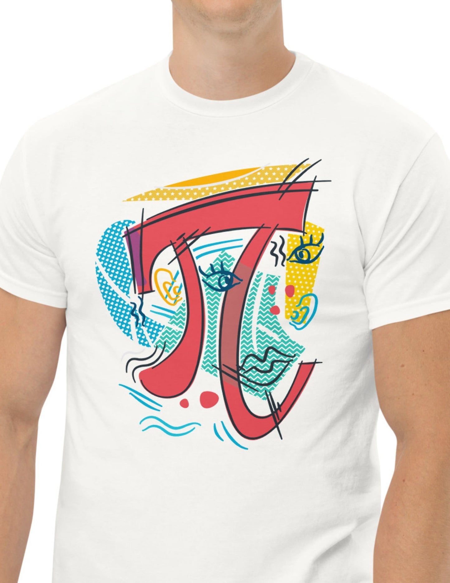 Pi Symbol | Abstract T-Shirt - Black - T-Shirts Online