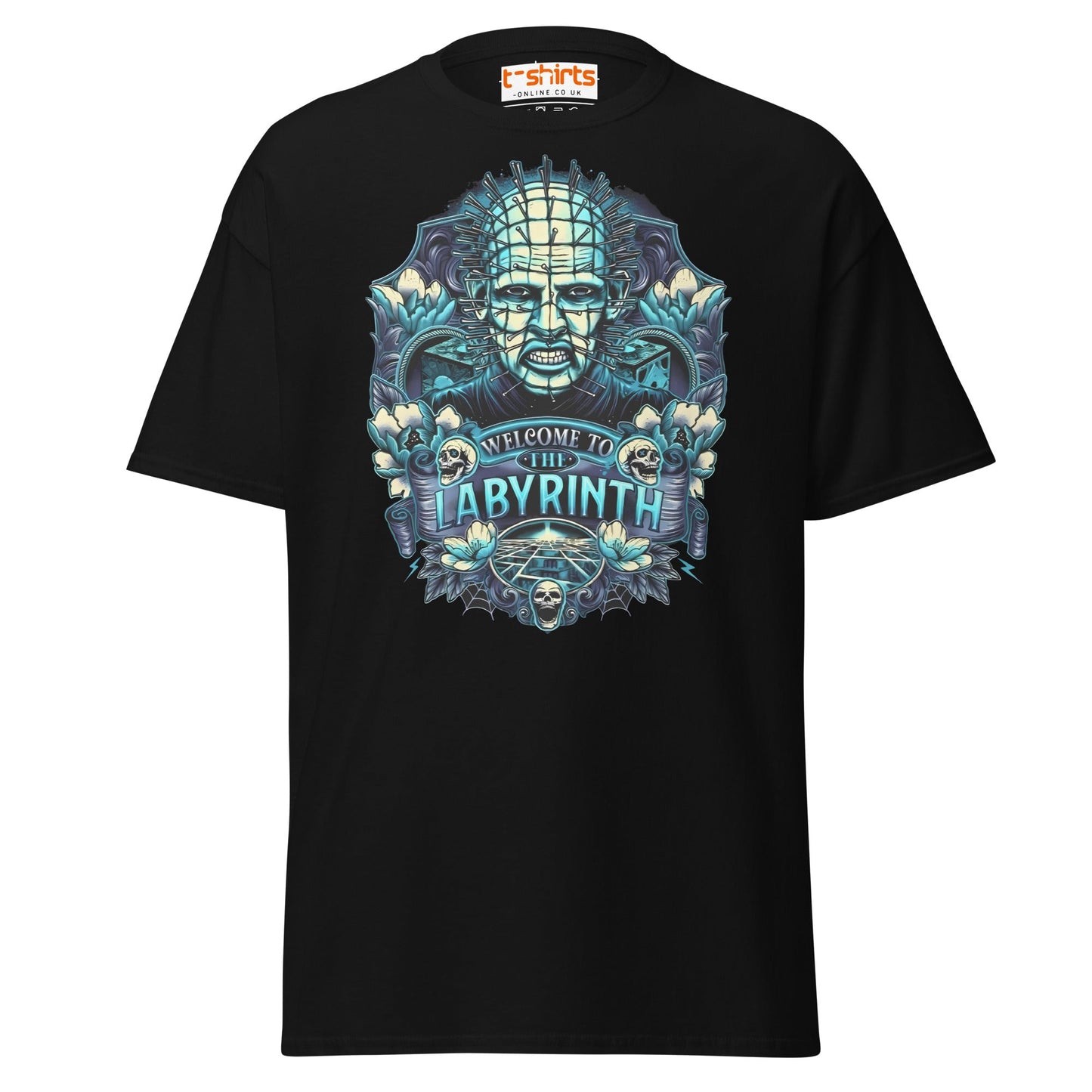 Pinhead T-Shirt | Welcome to the Labyrinth Horror Tee - Black - T-Shirts Online