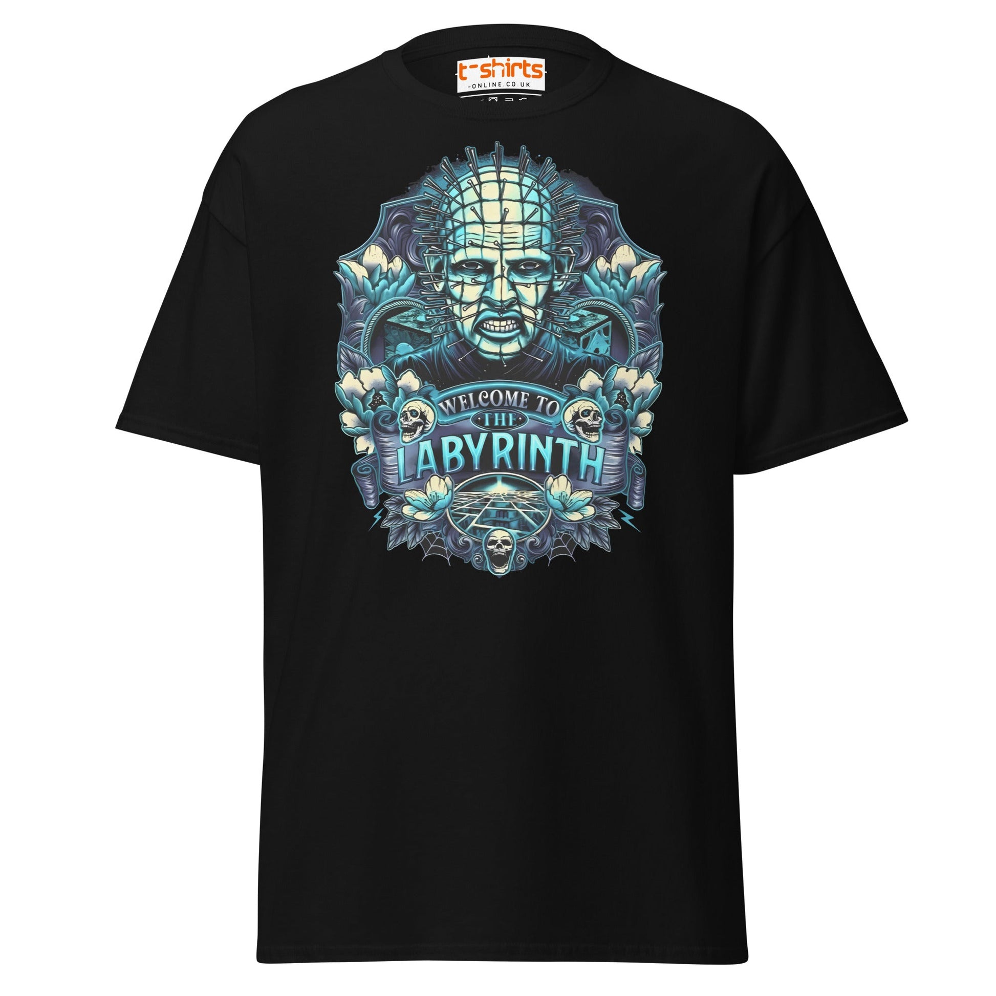 Pinhead T-Shirt | Welcome to the Labyrinth Horror Tee - Black - T-Shirts Online