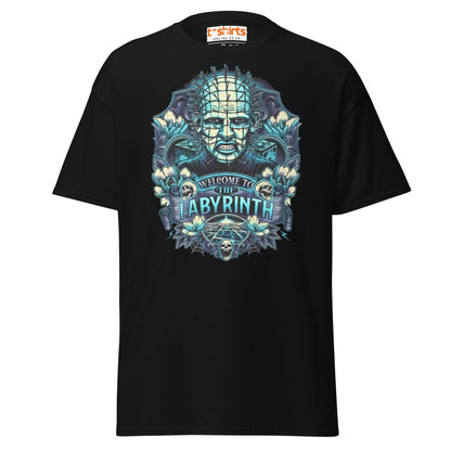 Pinhead T-Shirt | Welcome to the Labyrinth Horror Tee - Black - T-Shirts Online