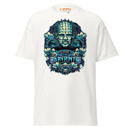 Pinhead T-Shirt | Welcome to the Labyrinth Horror Tee - White - T-Shirts Online