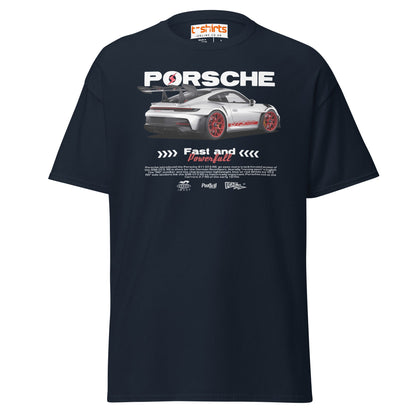Porsche GT3 RS T-Shirt | Fast & Powerful Car Tee - Navy - T-Shirts Online