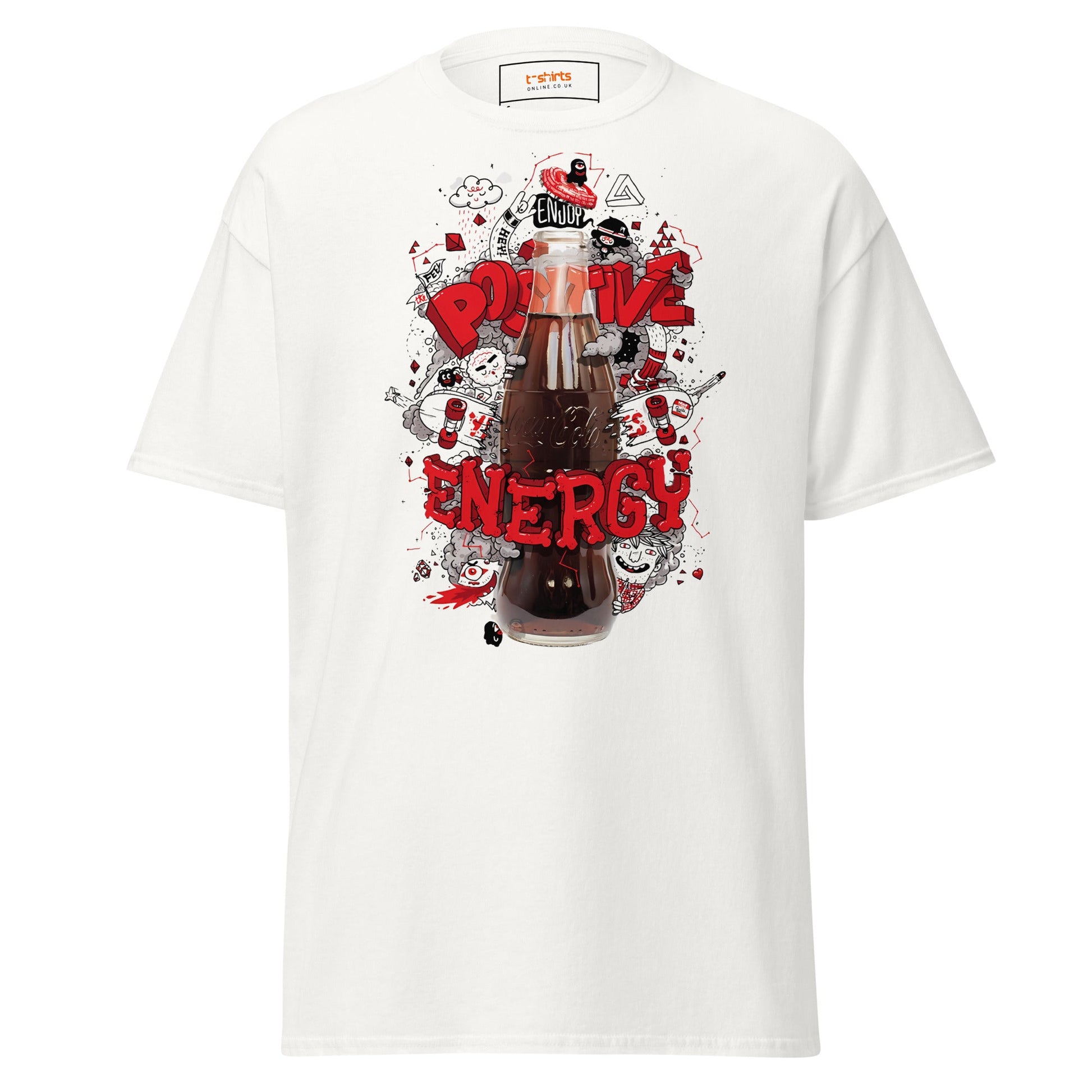 Positive Energy | Positivity T-Shirt - White - T-Shirts Online