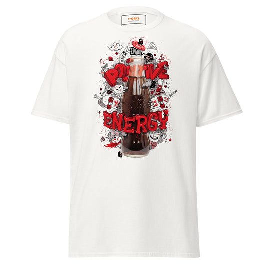Positive Energy | Positivity T-Shirt - White - T-Shirts Online