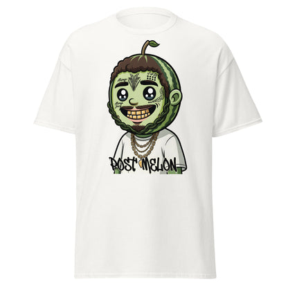 Post Melon T-Shirt - Funny Rap Parody Watermelon Tee - White - T-Shirts Online