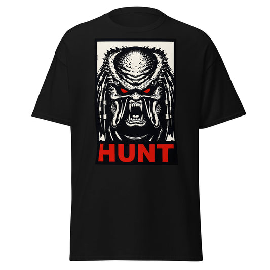 Predator Hunt T-Shirt - Sci - Fi Horror Graphic Tee - Black - T-Shirts Online