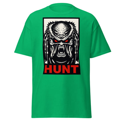 Predator Hunt T-Shirt - Sci - Fi Horror Graphic Tee - Irish Green - T-Shirts Online