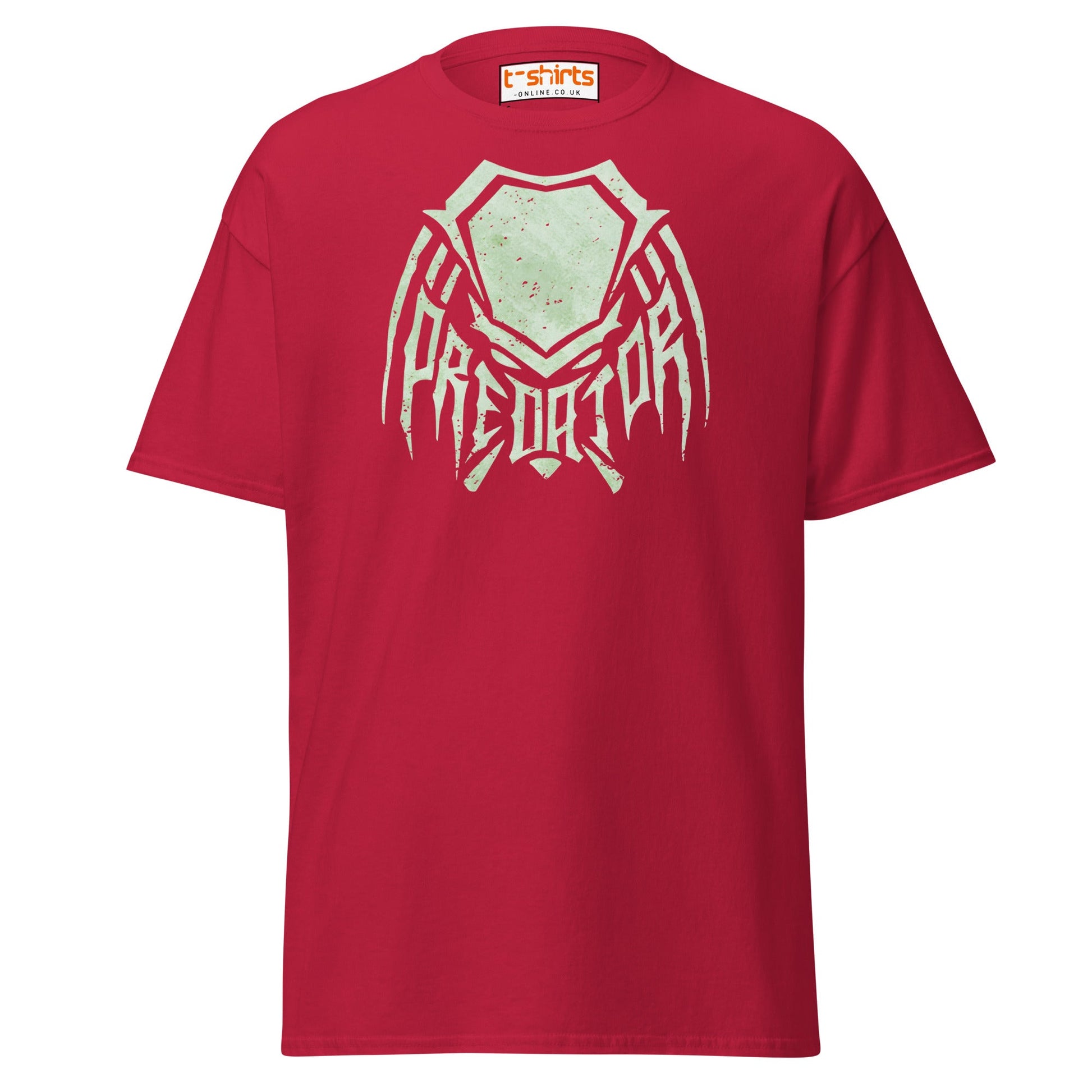 Predator Mask Tribal Style T-Shirt - Cardinal - T-Shirts Online