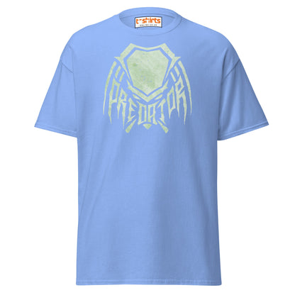 Predator Mask Tribal Style T-Shirt - Carolina Blue - T-Shirts Online