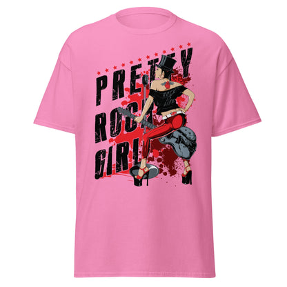 Pretty Rock Girl T-Shirt - Rockabilly Pin - Up Design - Azalea - T-Shirts Online