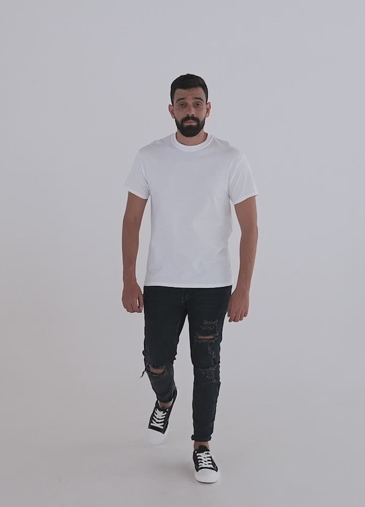 Carregar vídeo: Unisex Classic T-Shirt DEmonstration Video