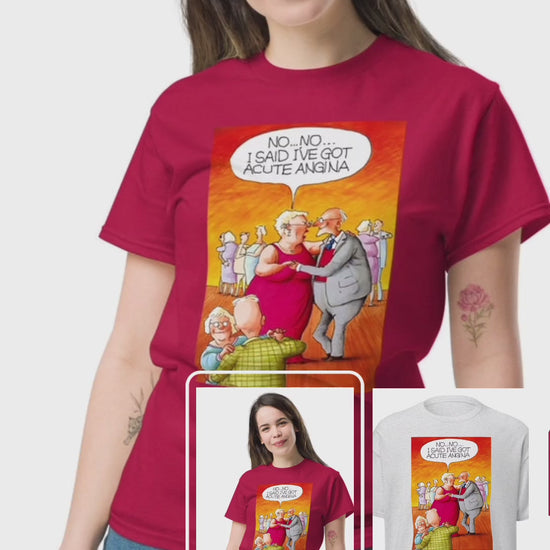 acute angina t-shirt promotional video