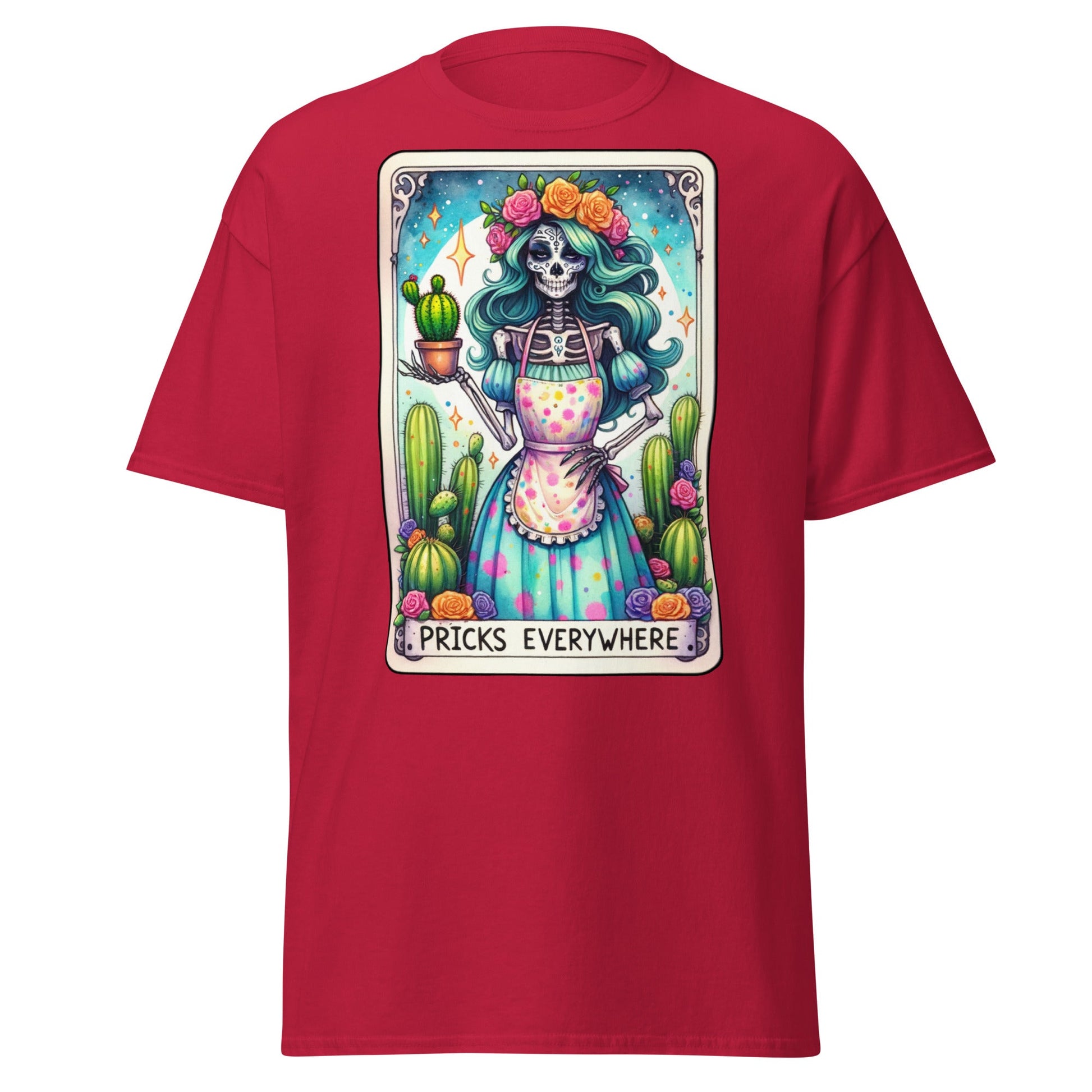 'Pricks Everywhere' Tarot | Tarot Card T-Shirt - Cardinal - T-Shirts Online