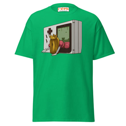 Princess Escape Console T-Shirt – Retro Horror Gamer Tee - Irish Green - T-Shirts Online