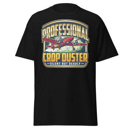 Professional Crop Duster T-Shirt – Silent But Deadly Tee - Black - T-Shirts Online