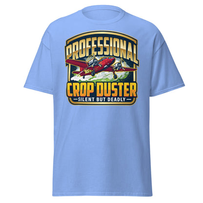 Professional Crop Duster T-Shirt – Silent But Deadly Tee - Carolina Blue - T-Shirts Online