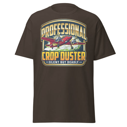Professional Crop Duster T-Shirt – Silent But Deadly Tee - Dark Chocolate - T-Shirts Online
