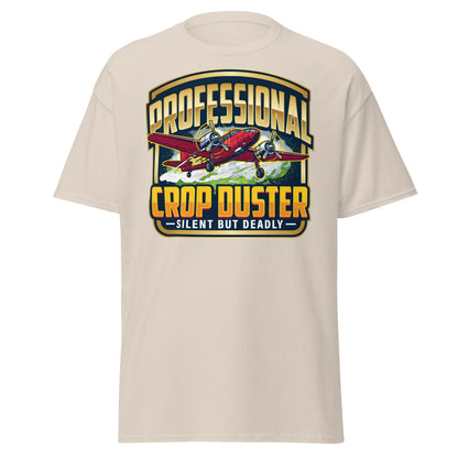 Professional Crop Duster T-Shirt – Silent But Deadly Tee - Natural - T-Shirts Online