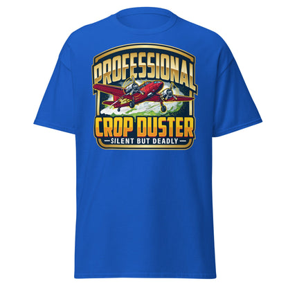 Professional Crop Duster T-Shirt – Silent But Deadly Tee - Royal - T-Shirts Online