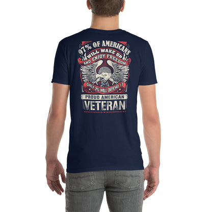 Proud American Veteran T-Shirt - Navy - T-Shirts Online