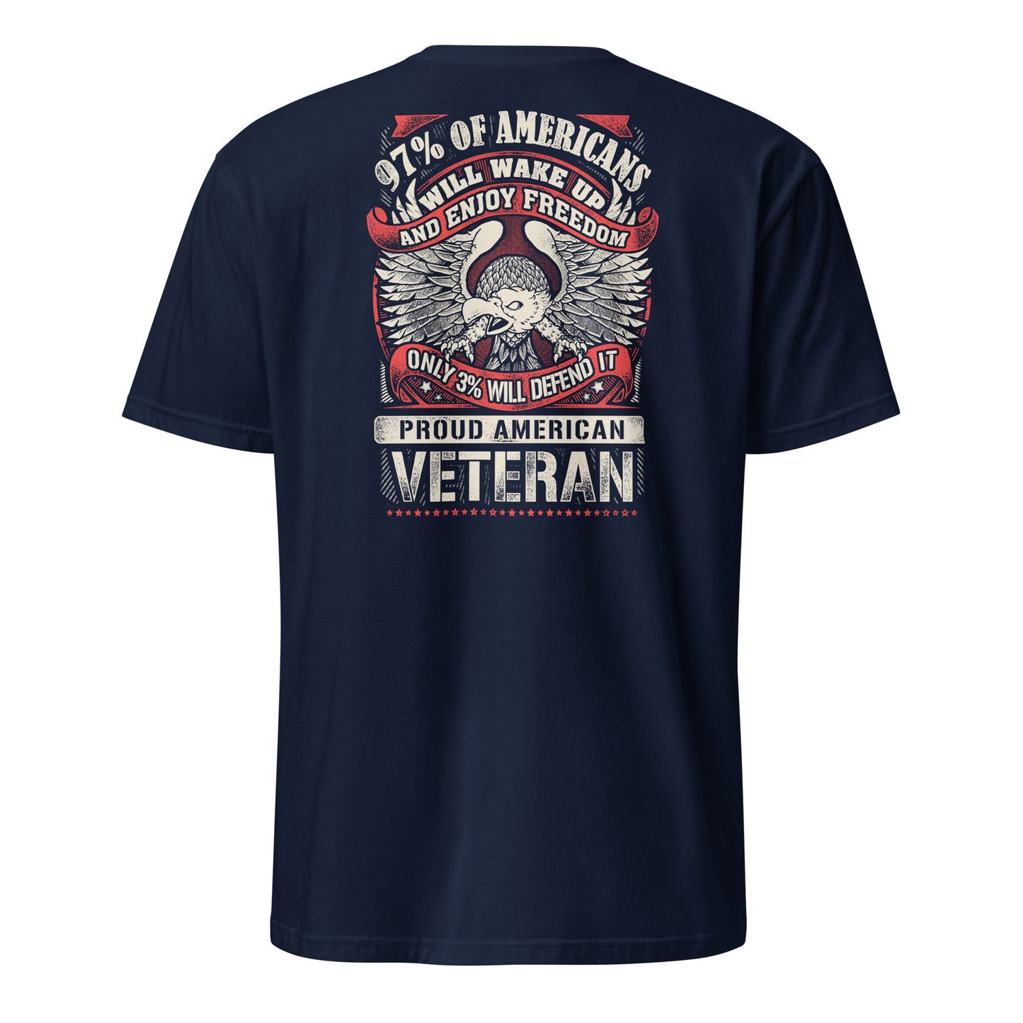 Proud American Veteran T-Shirt - Navy - T-Shirts Online