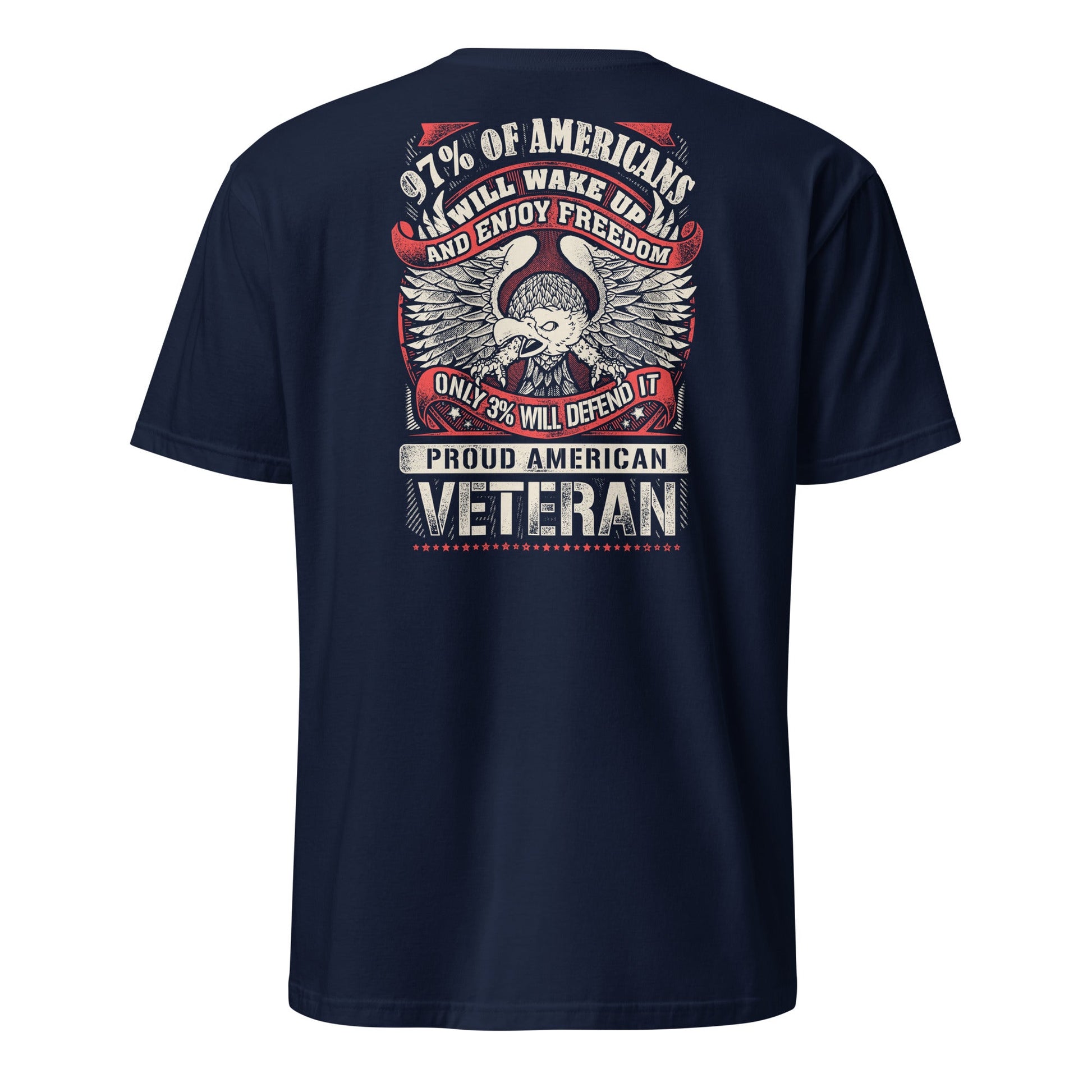 Proud American Veteran T-Shirt - Navy - T-Shirts Online