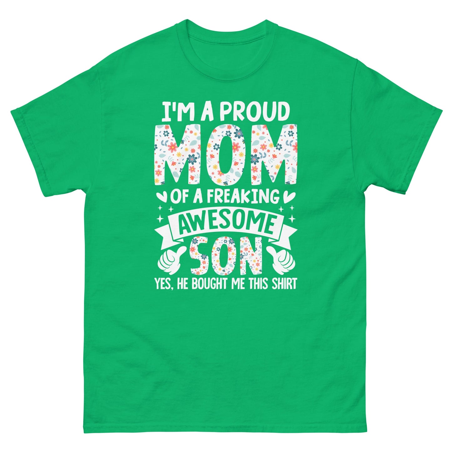 Proud Mum | Mother's Day T-Shirt - Irish Green - T-Shirts Online
