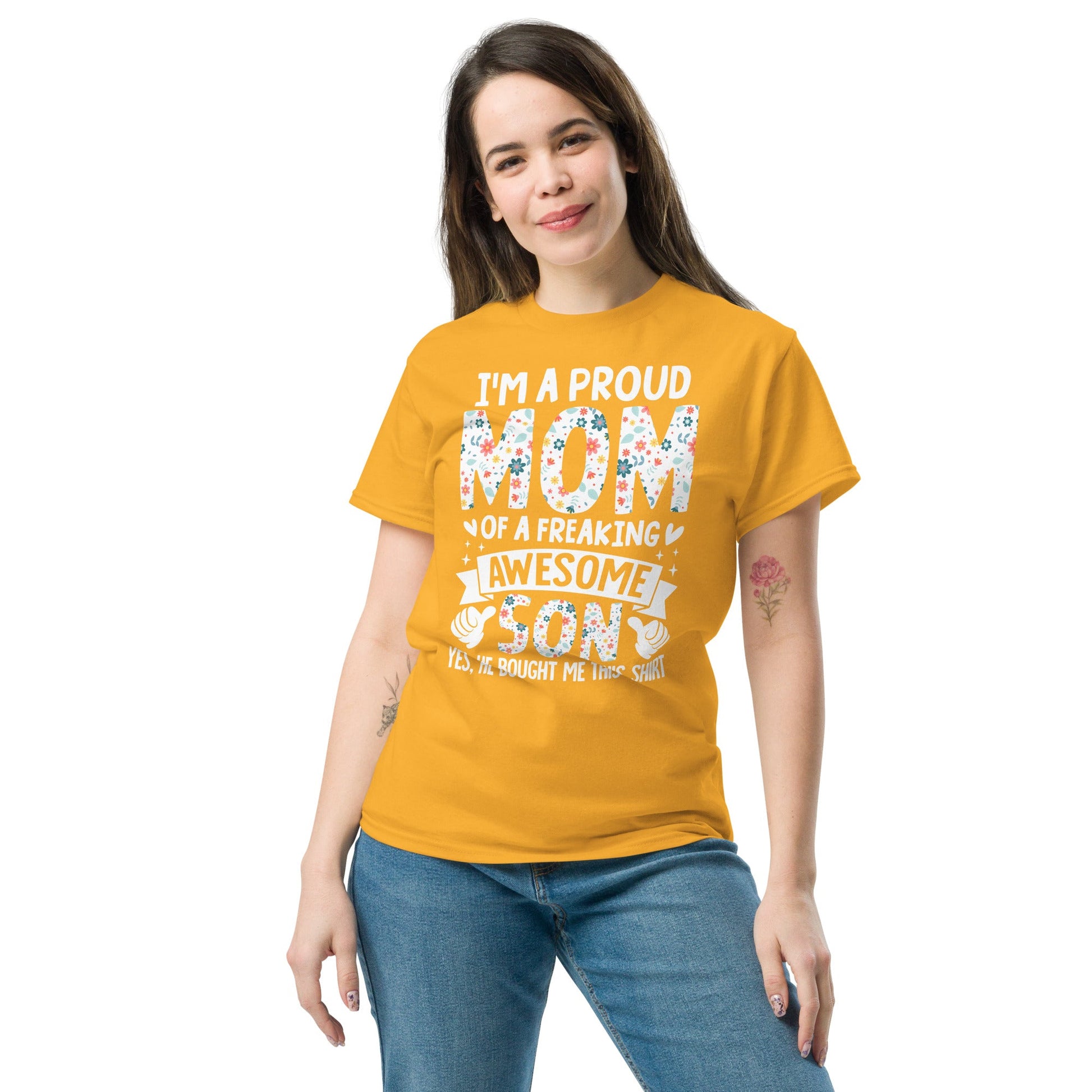 Proud Mum | Mother's Day T-Shirt - Black - T-Shirts Online