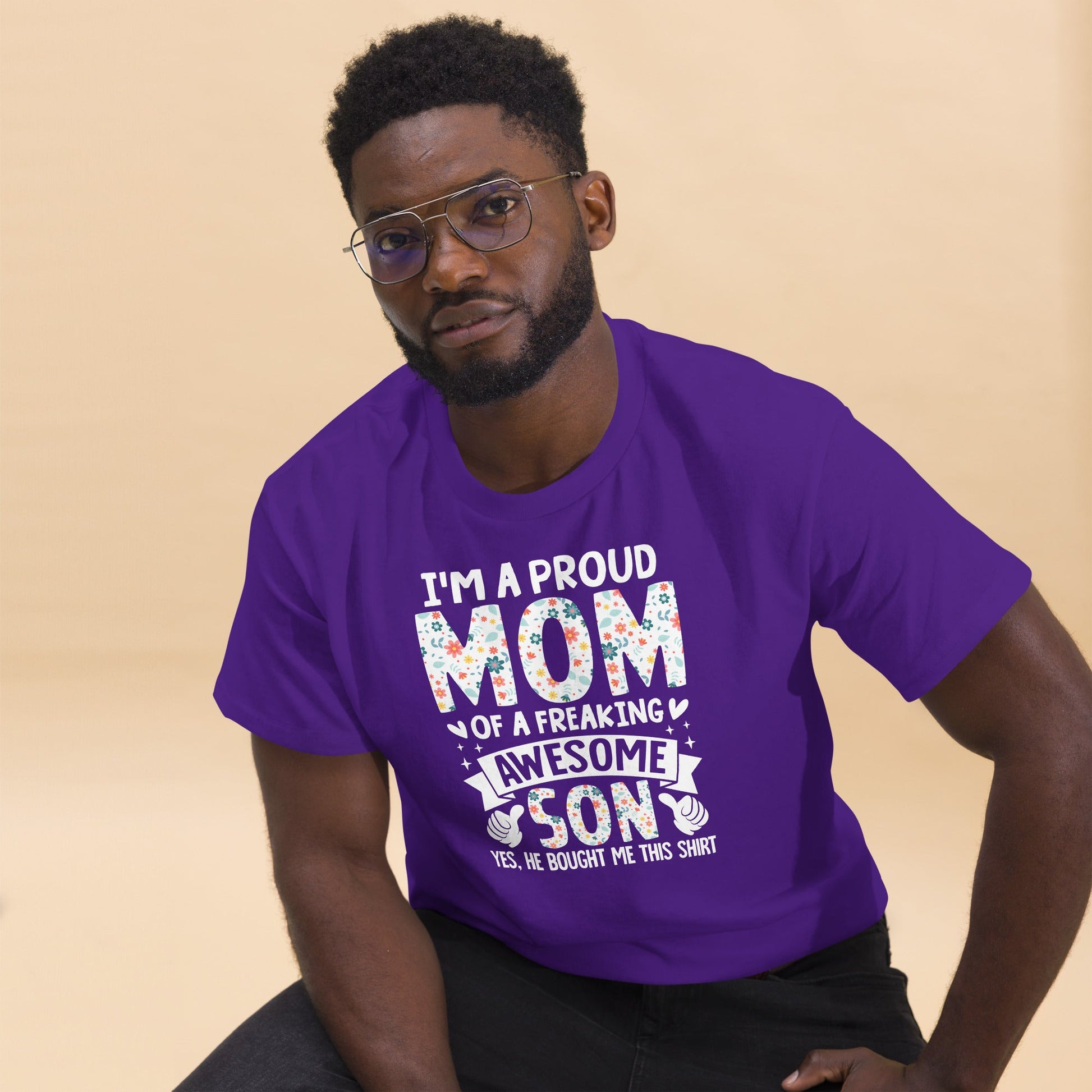 Proud Mum | Mother's Day T-Shirt - Black - T-Shirts Online