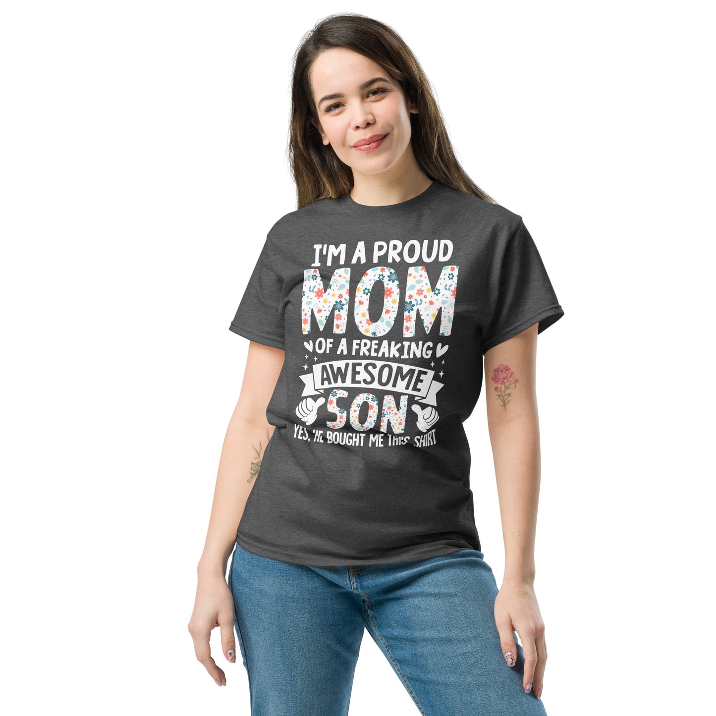 Proud Mum | Mother's Day T-Shirt - Black - T-Shirts Online