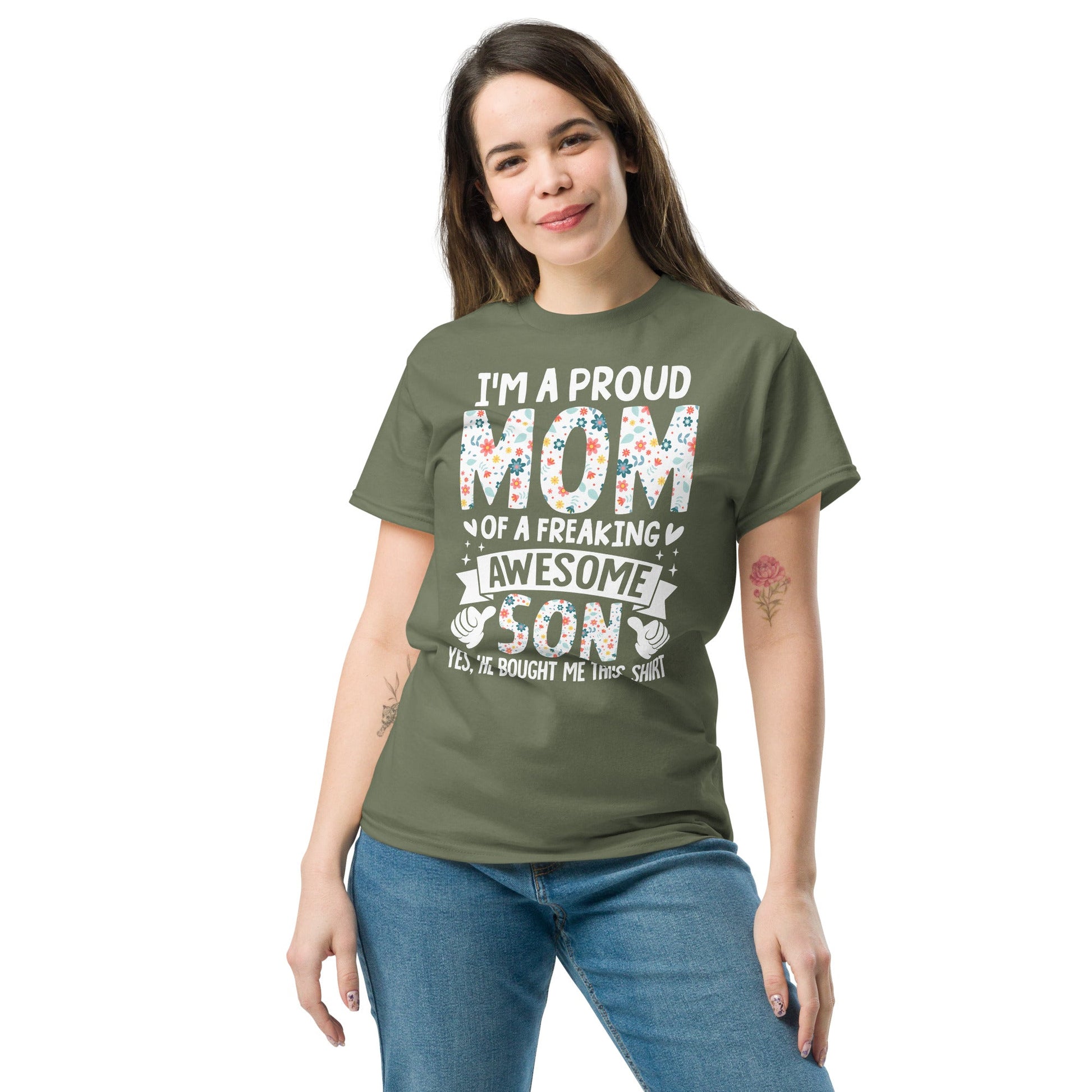 Proud Mum | Mother's Day T-Shirt - Black - T-Shirts Online