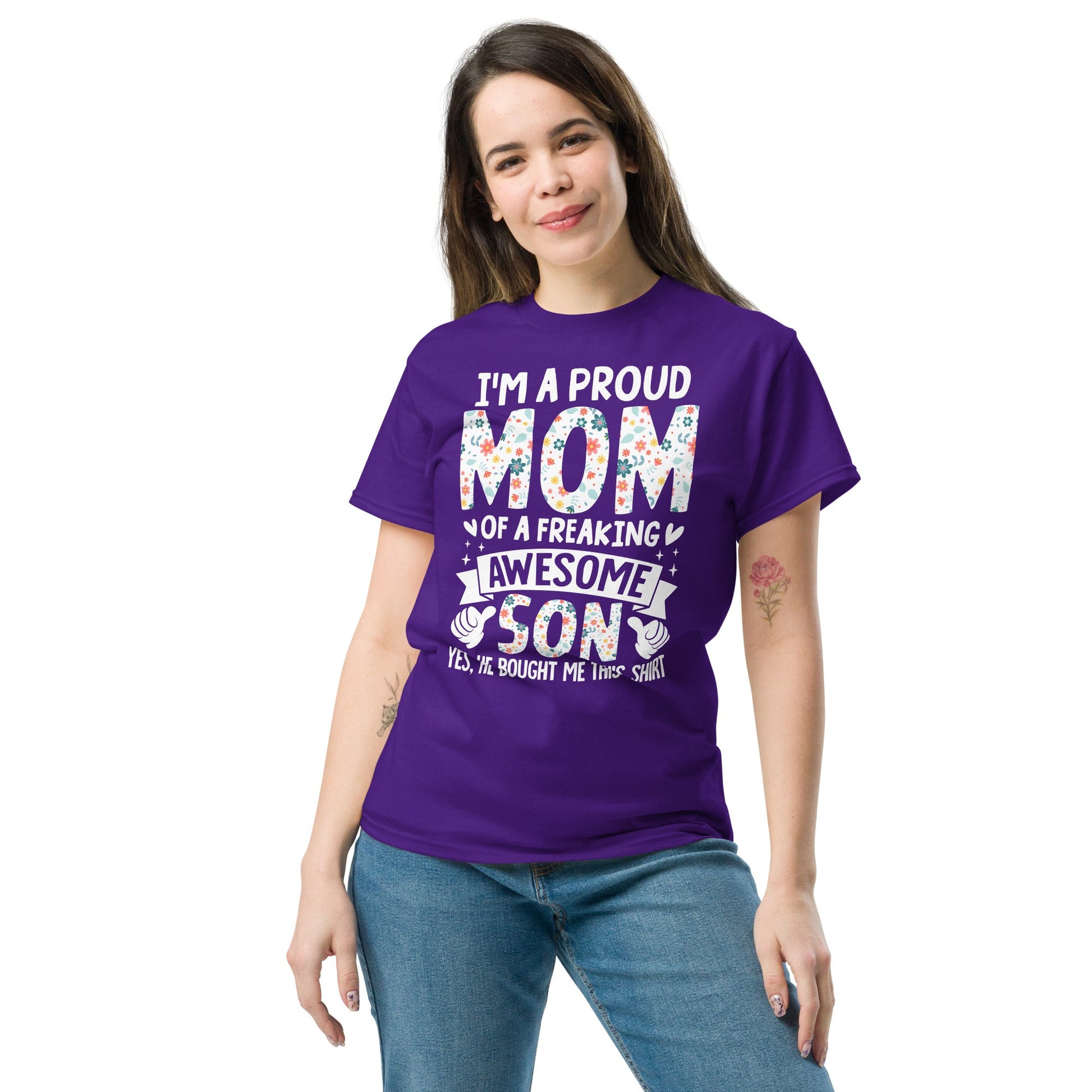 Proud Mum | Mother's Day T-Shirt - Black - T-Shirts Online
